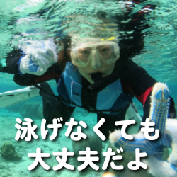 沖縄シュノーケル★泳げなくてもOK