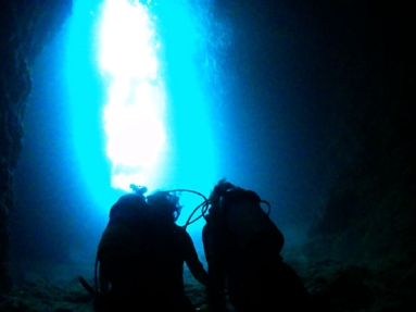 沖縄青の洞窟体験ダイビング画像